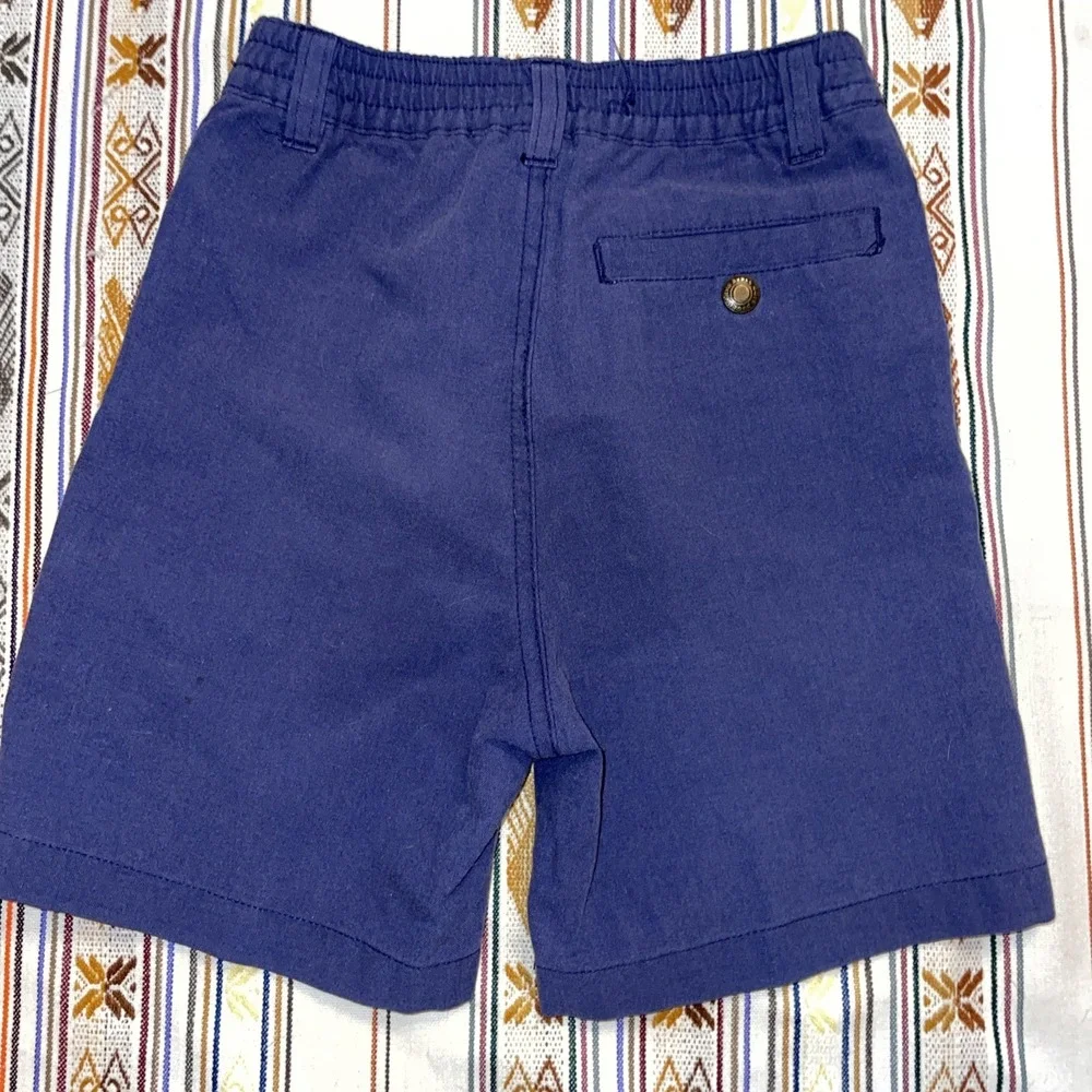 90s Vintage Bugle Boy Navy Pleated Front Boys Shorts 4R Preppy‎